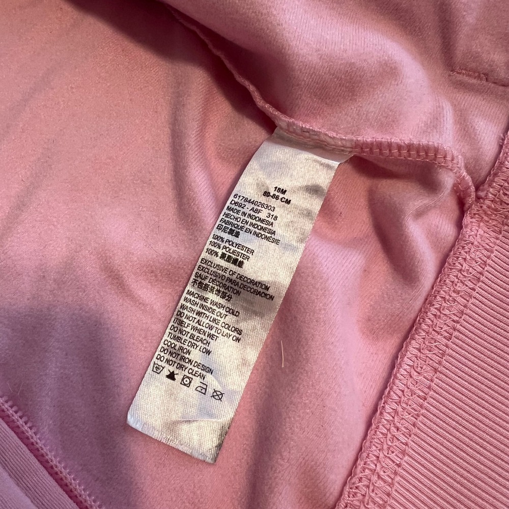Nike Kids Pink Tricot Tracksuit Jacket and Pants Set 18M D692-A8F - Picture 4 of 6